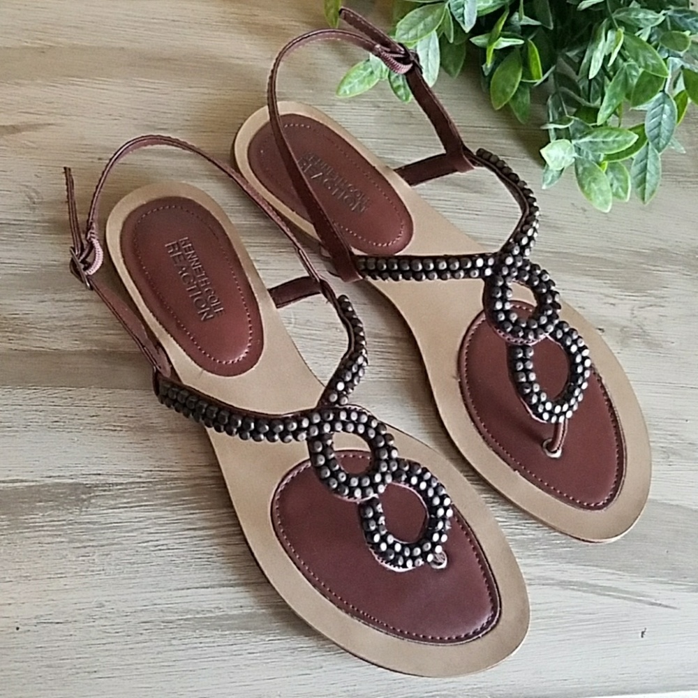 Kenneth Cole Reaction Beaded Sandals  (9)
